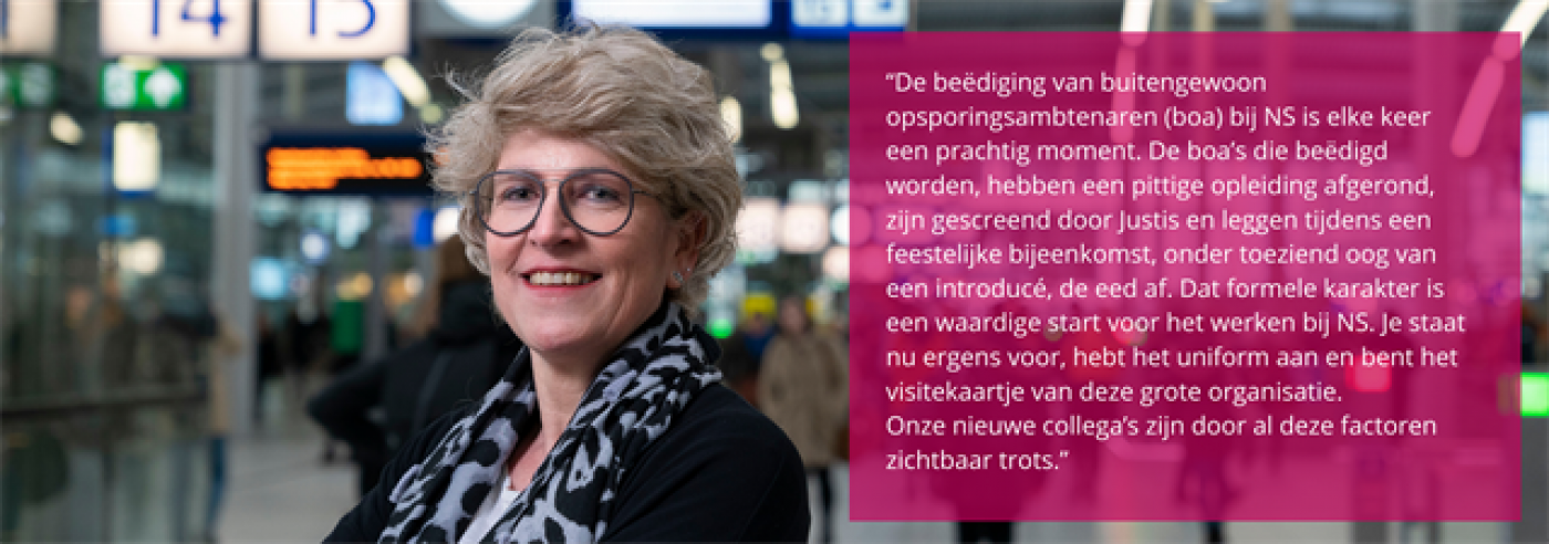 Quote over boa's bij Nederlandse Spoorwegen